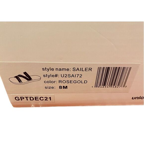 UNIONBAY Sailer Jeweled Strappy Sandals in Rose Gold in ladies 8M - Picture 5 of 5